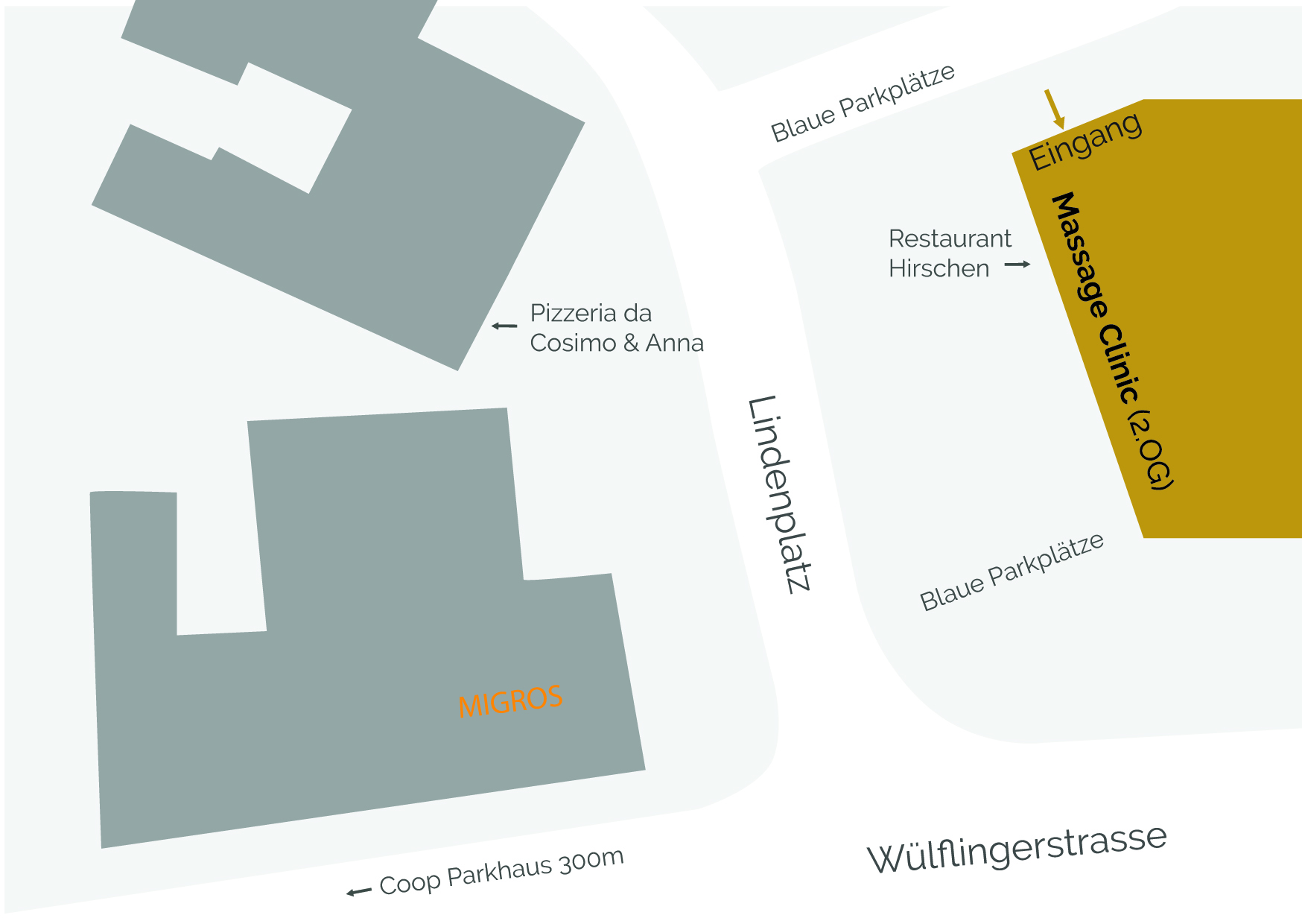 Massage Clinic Standort  - Lindenplatz 2